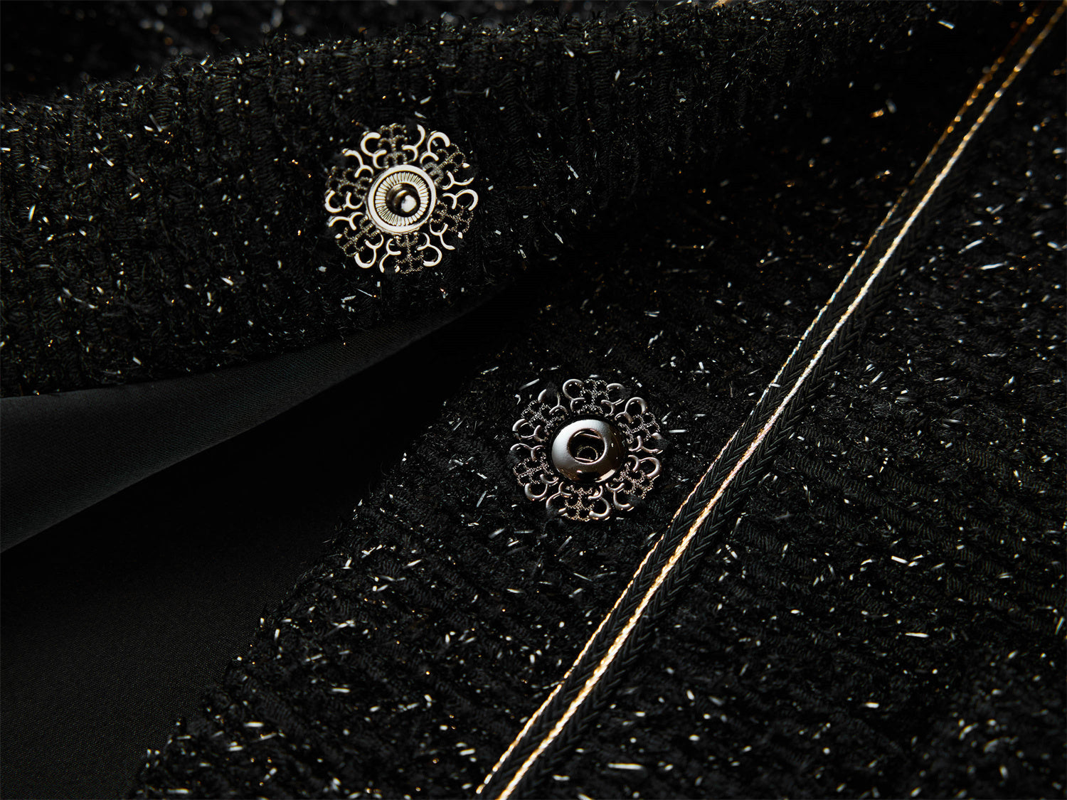 Wool New Chinese Style Coat | Black