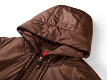 Hooded Cotton Coat | Brown