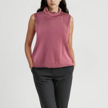 Womens | Cashmere Sweater In Multi Stripes | Dusty Rose