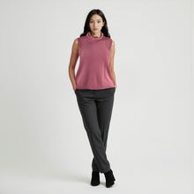 Womens | Cashmere Sweater In Multi Stripes | Dusty Rose