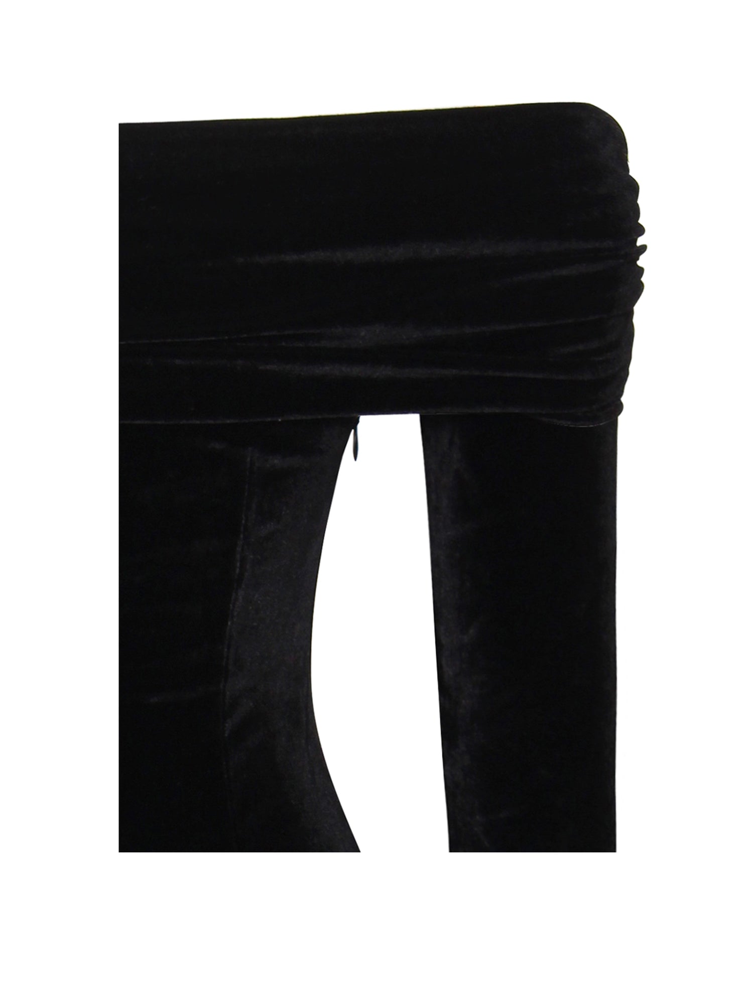 Ashton Off Shoulder Velvet Long Sleeve Bodycon Dress | Black