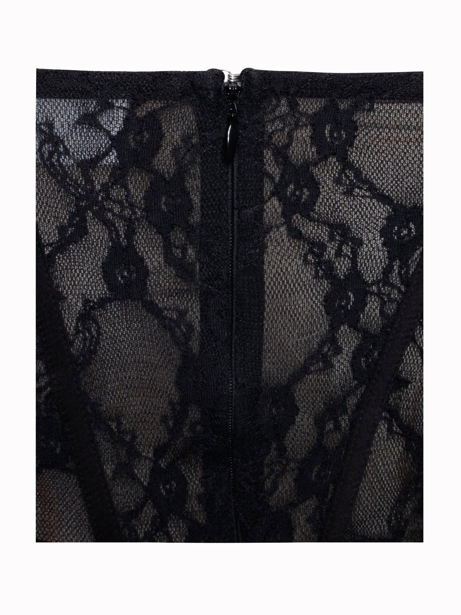 Quennell Lace Corset Maxi Dress | Black