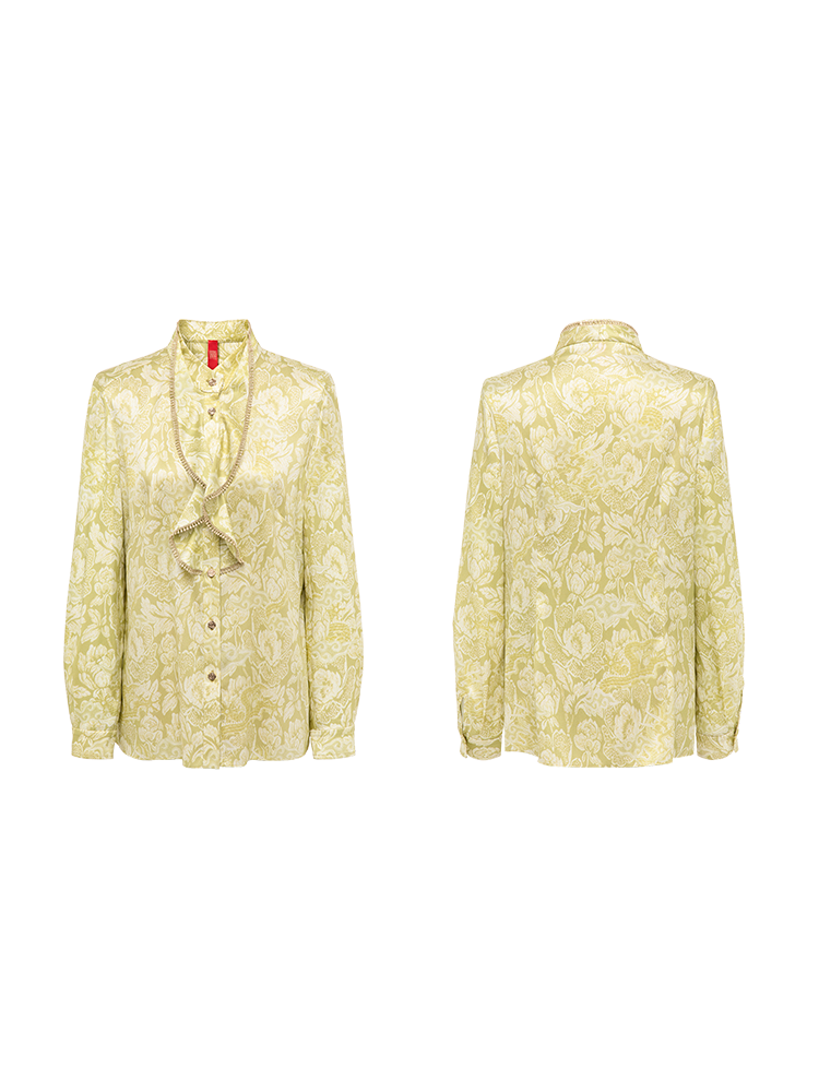 Silk Blouse | Green
