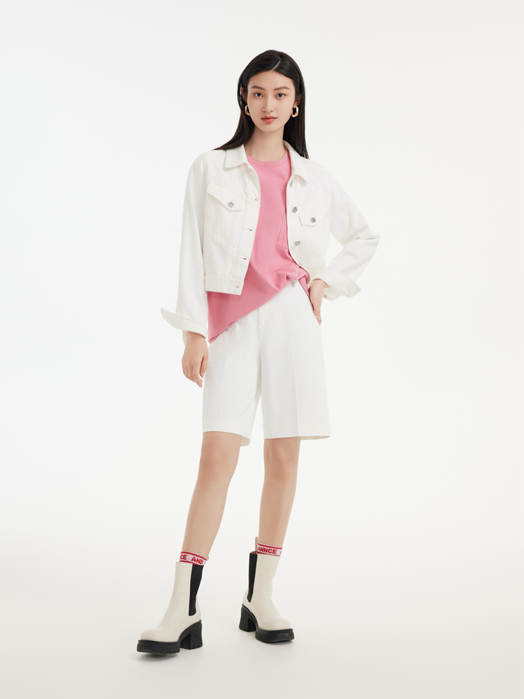 Unisex Shorts | White