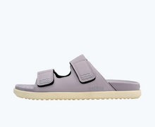 Side view of a Native Shoes Adults Frankie Sugarlite | Dusk Purple/ Bone White Footwear