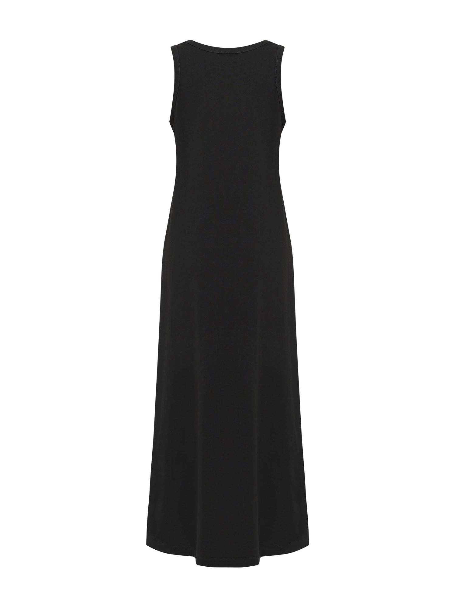 Cotton Sleeveless Dress | Black