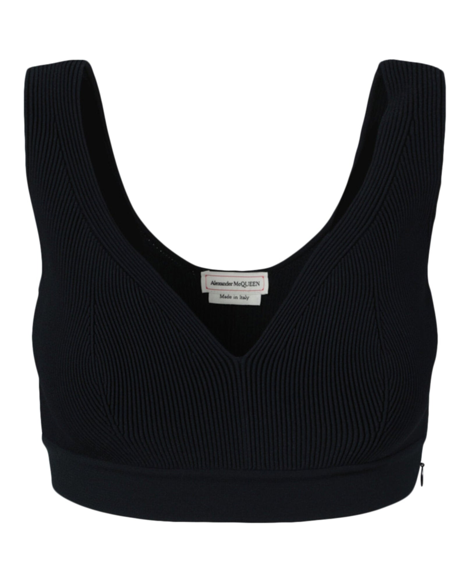 Alexander McQueen | Ribbed Cropped Top