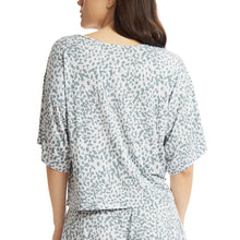 Unwind Modal Oversized Sleep Shirt | Snow Leopard