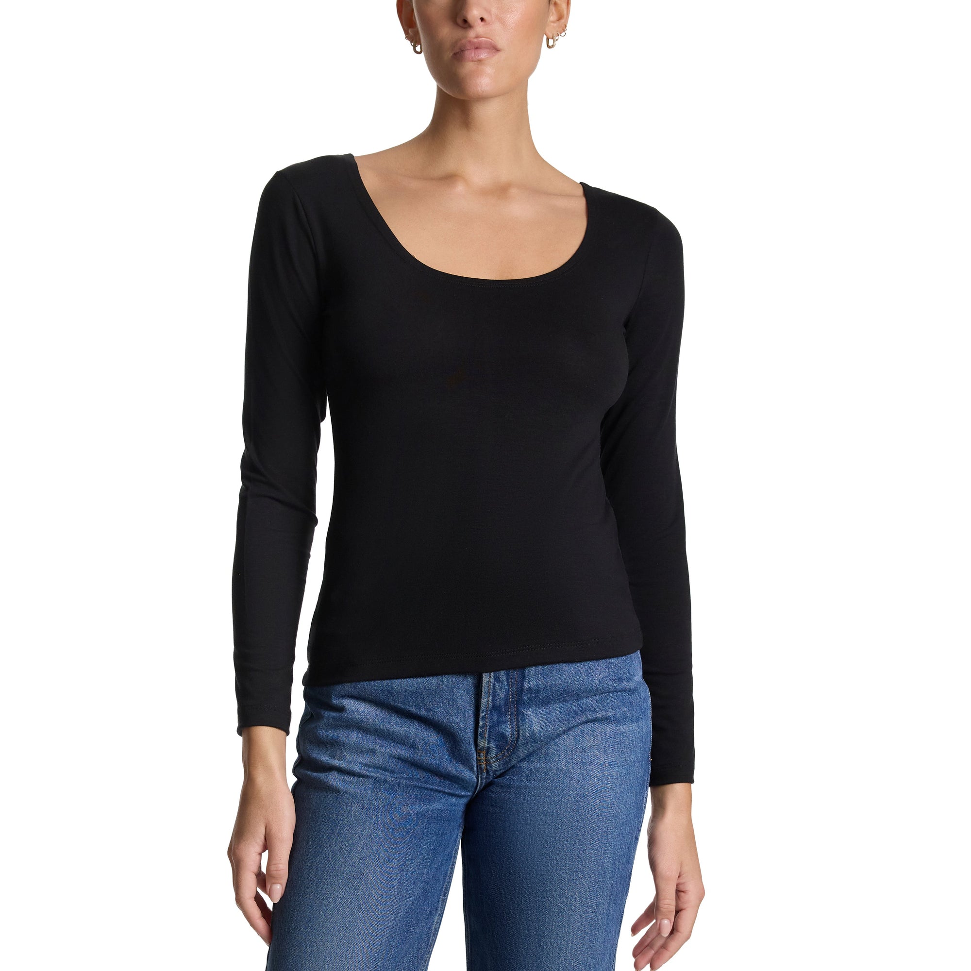 Eco Rx Long Sleeve Top | Black