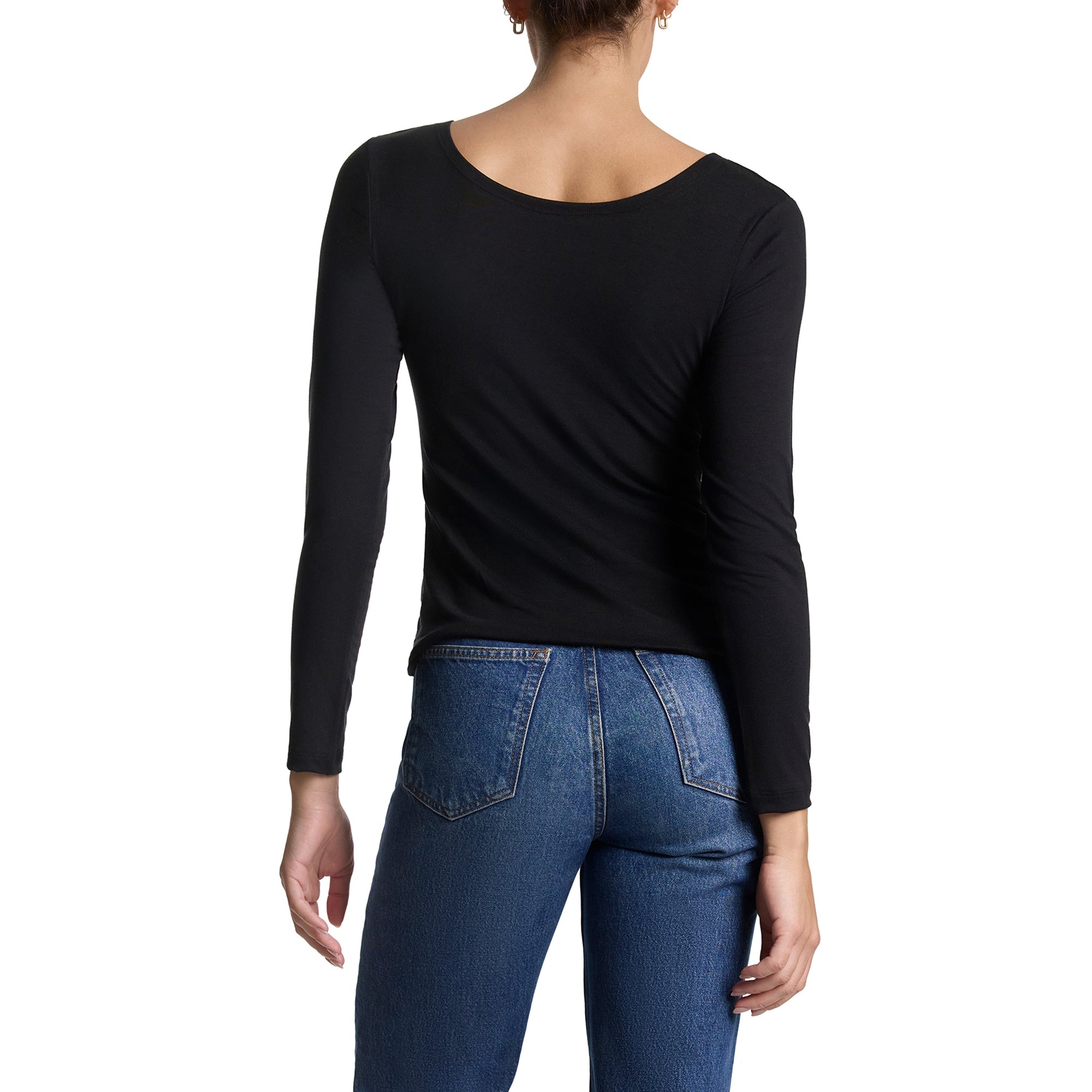 Eco Rx Long Sleeve Top | Black