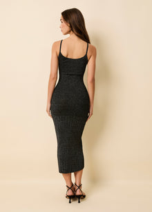 Noel Dress Noir - Solid & Striped