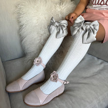 Abigail Satin Bow Socks - Petite Maison Kids
