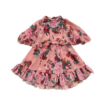 Girl | Flora Flower Print Dress | Pink