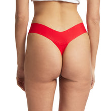 Breathesft Natural Rise Thong | Sleigh Queen (Red)