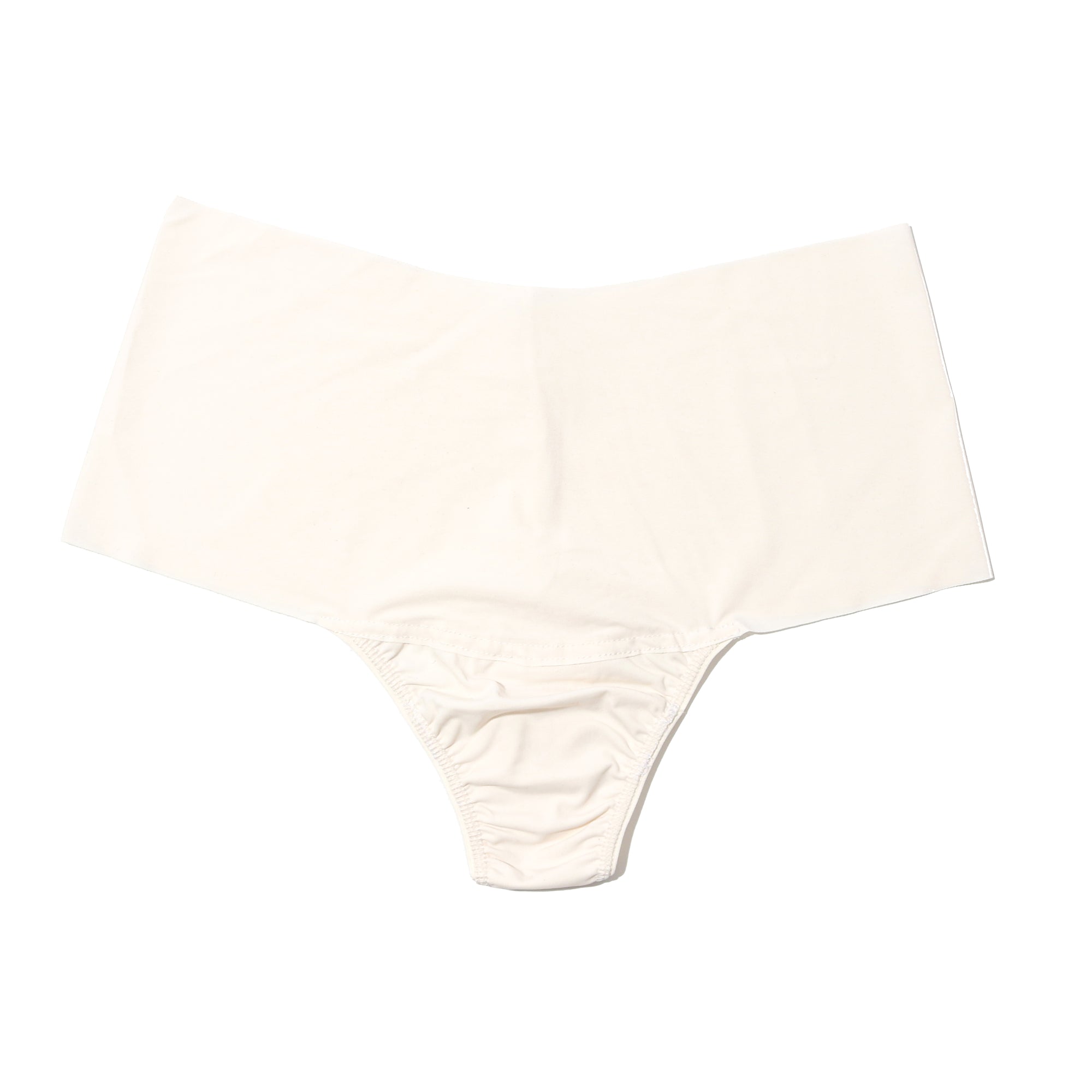 Breathesoft Hi-Rise Thong | Linen (White)