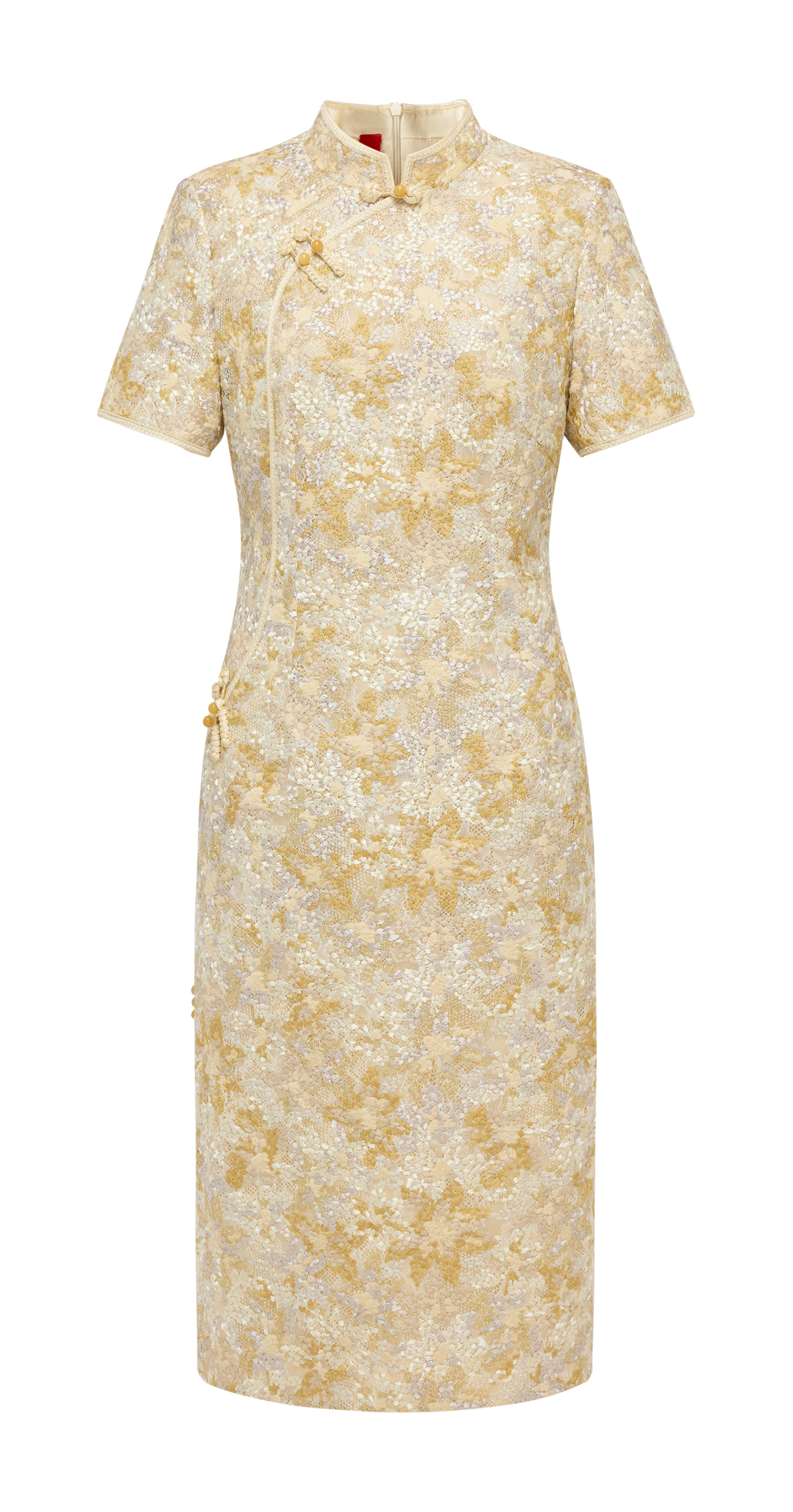 National Style Qipao Dress | Beige