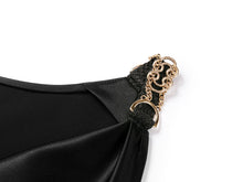 Acetate Sling Dress | Black