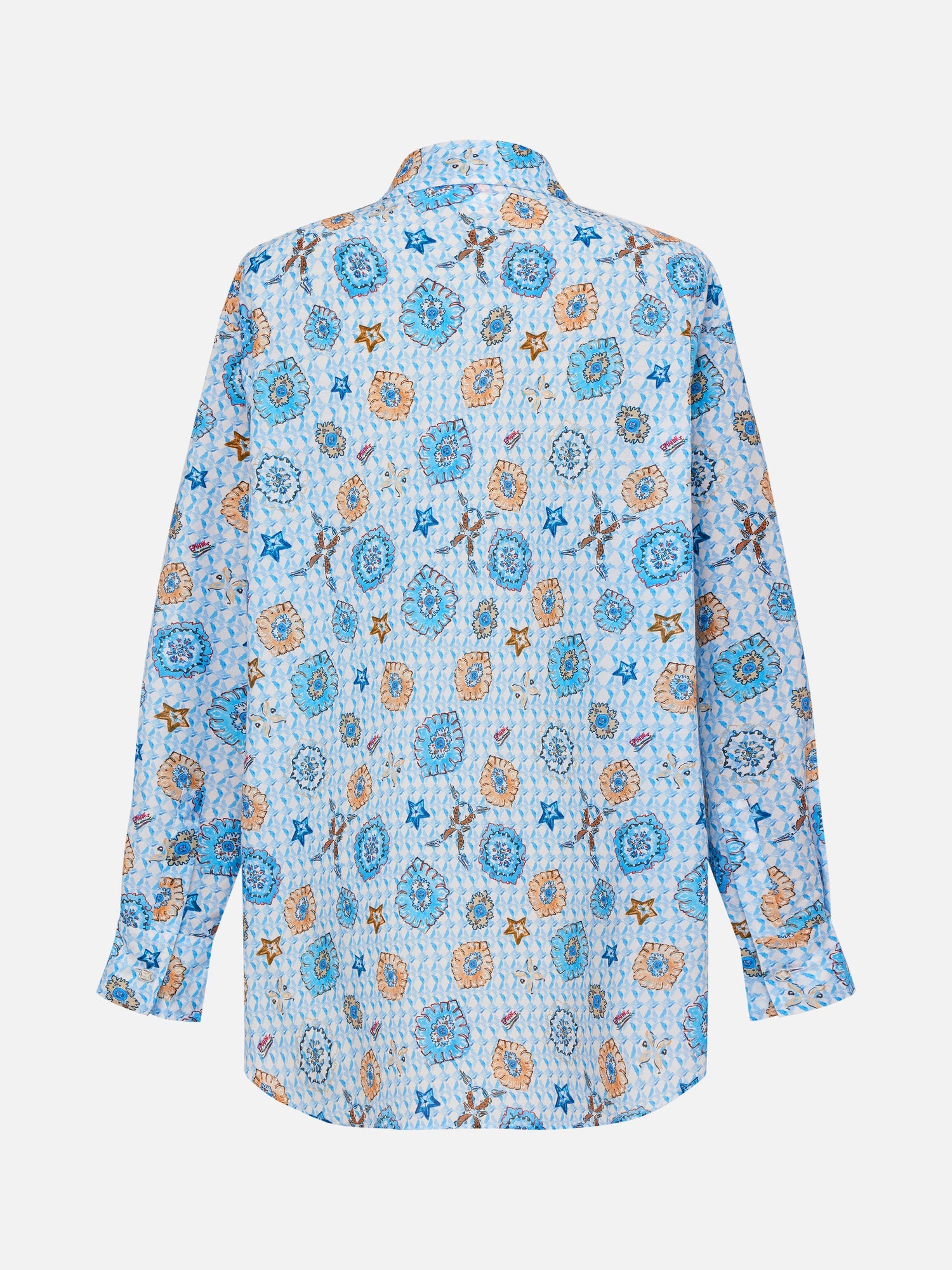 Mulberry Silk Shirt | Blue