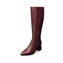 Eliel | Merlot Crinkle Patent Faux Leather
