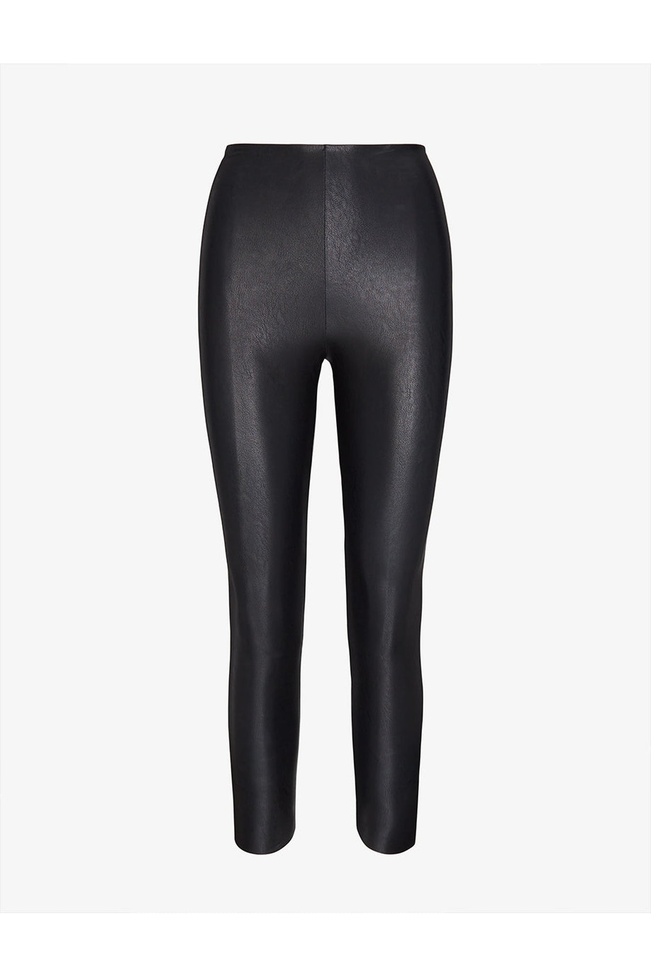 7/8 Faux Leather Legging | Black