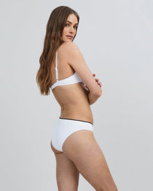 The Daphne Ribbed Bikini Bottom - Solid & Striped