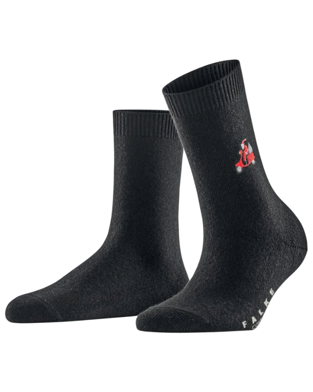Womens | Cosyool X-Mas Santa Socks | Black