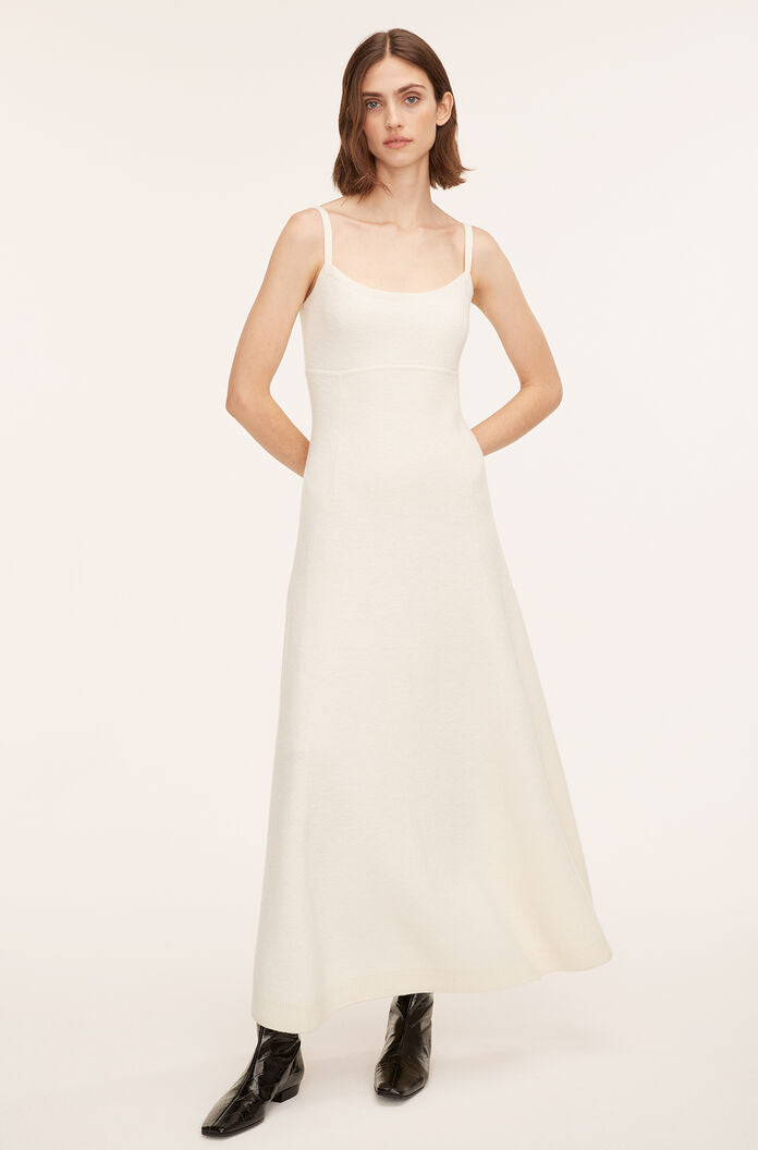 Felted Wool Sweater Dress | Ivory