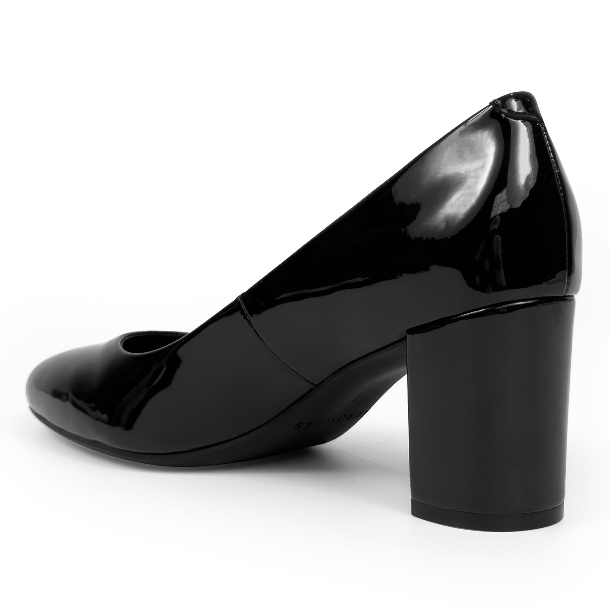 Betsy | Black Patent Faux Leather