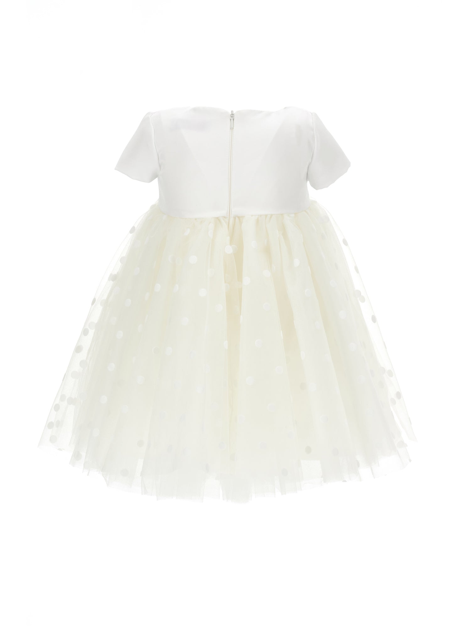 Girls | High-Waisted Tulle Dress | Cream