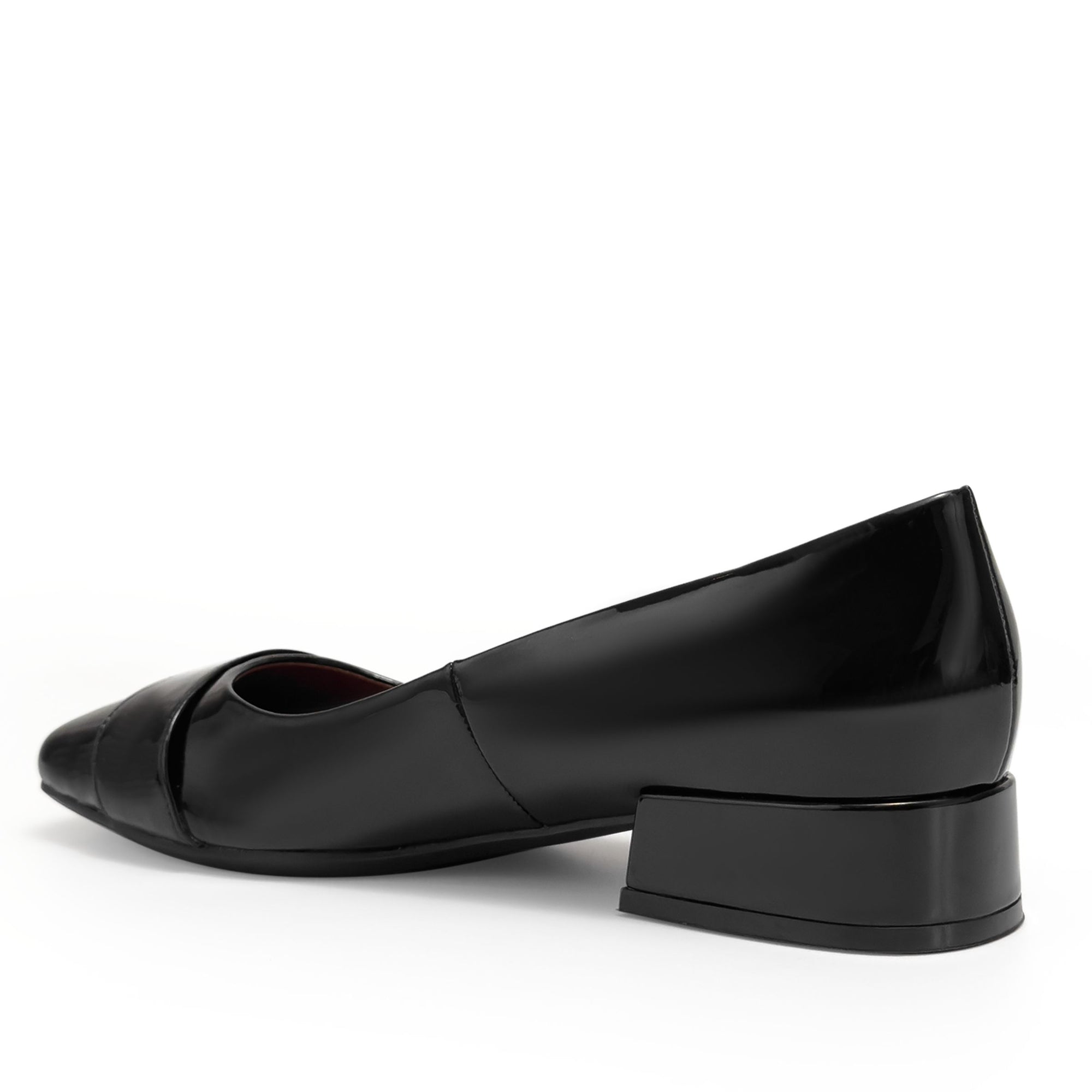 Isai  | Black Patent Faux Leather