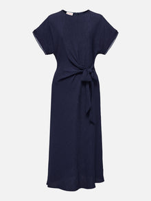 Silk Dress | Navy