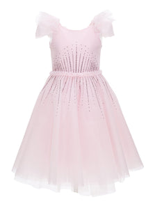 Girls | Aisha Tulle Dress | Antique Pink
