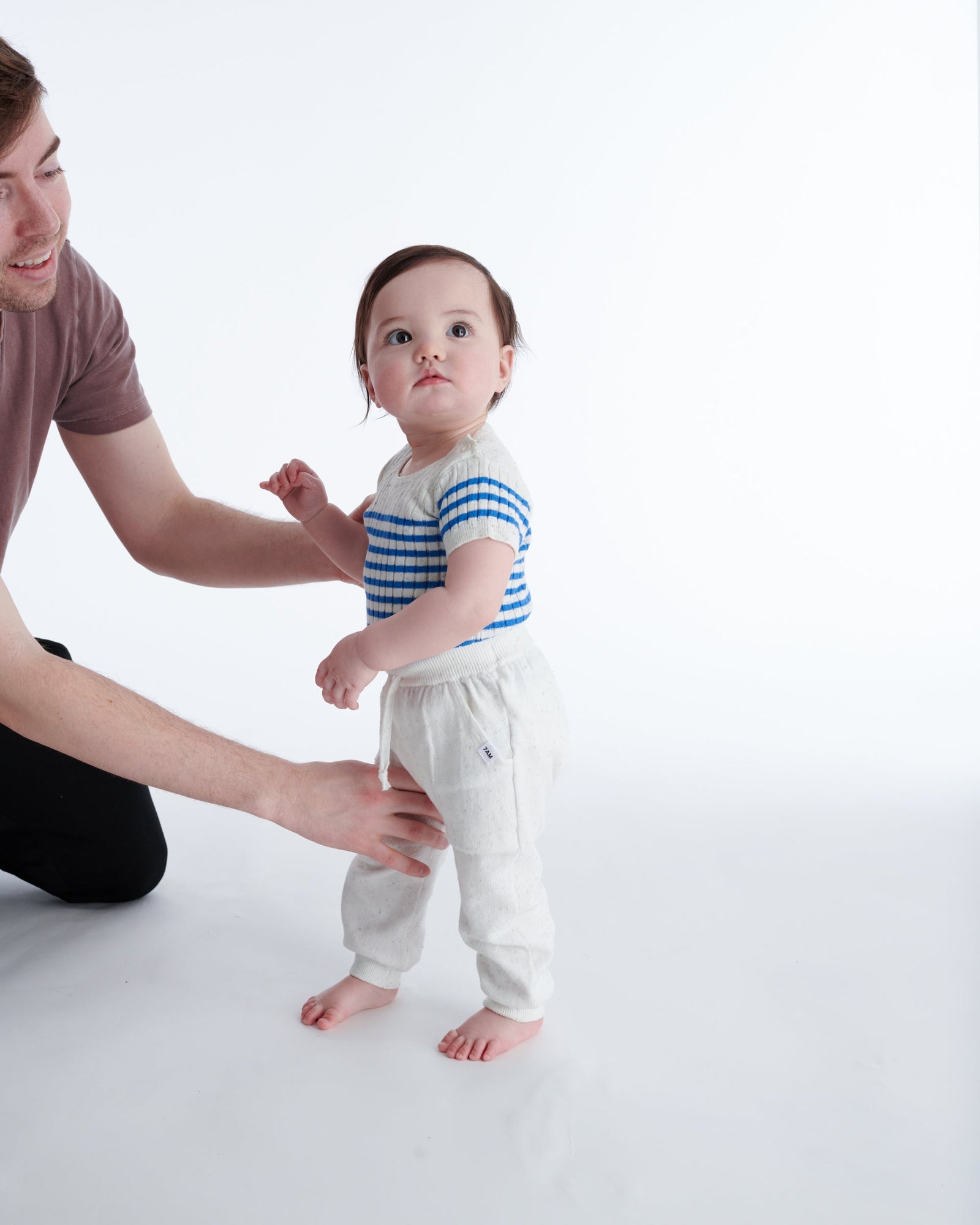 Seashell Blue Stripes//