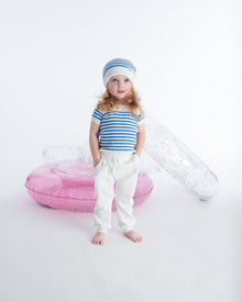 Seashell Blue Stripes//