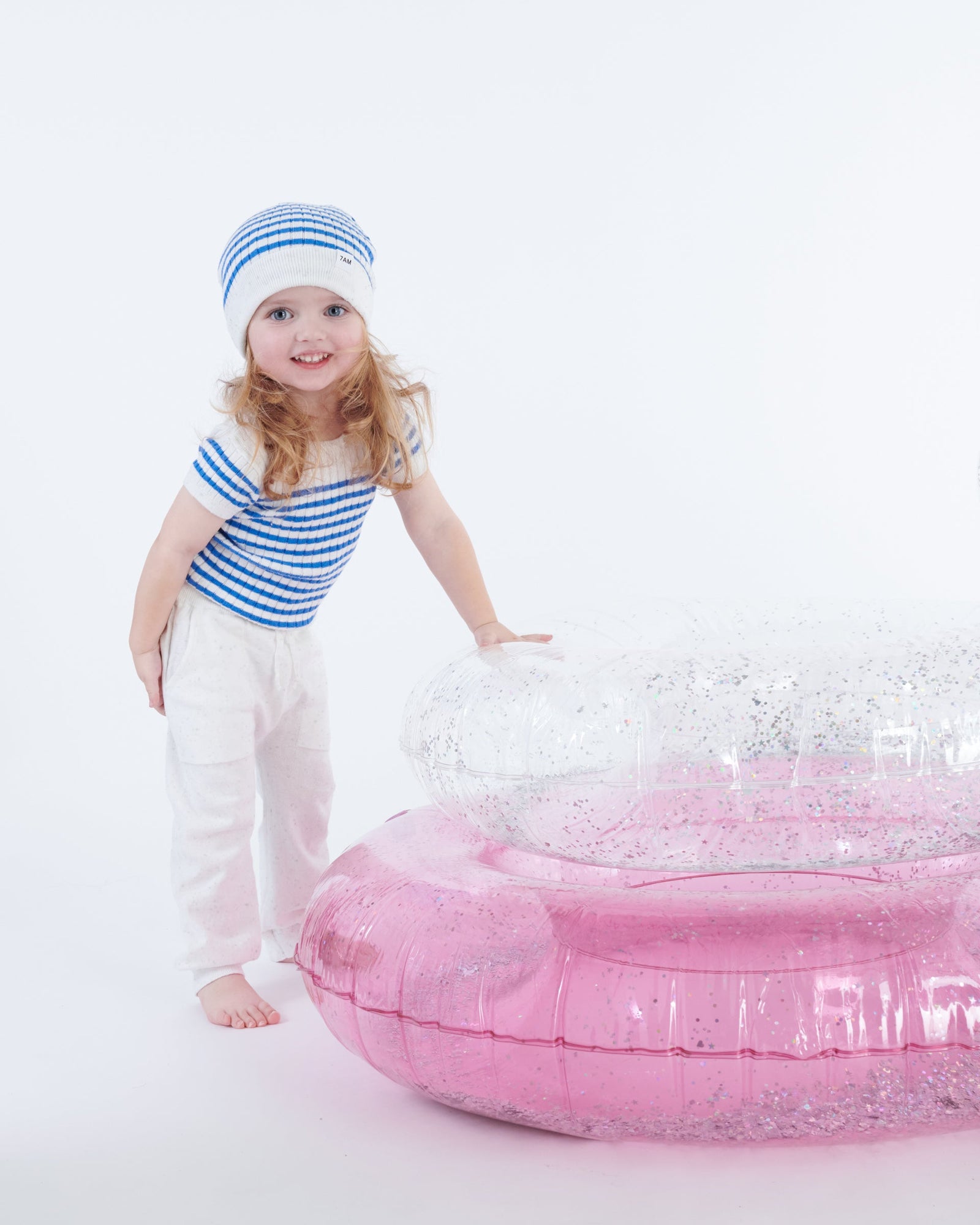 Seashell Blue Stripes//