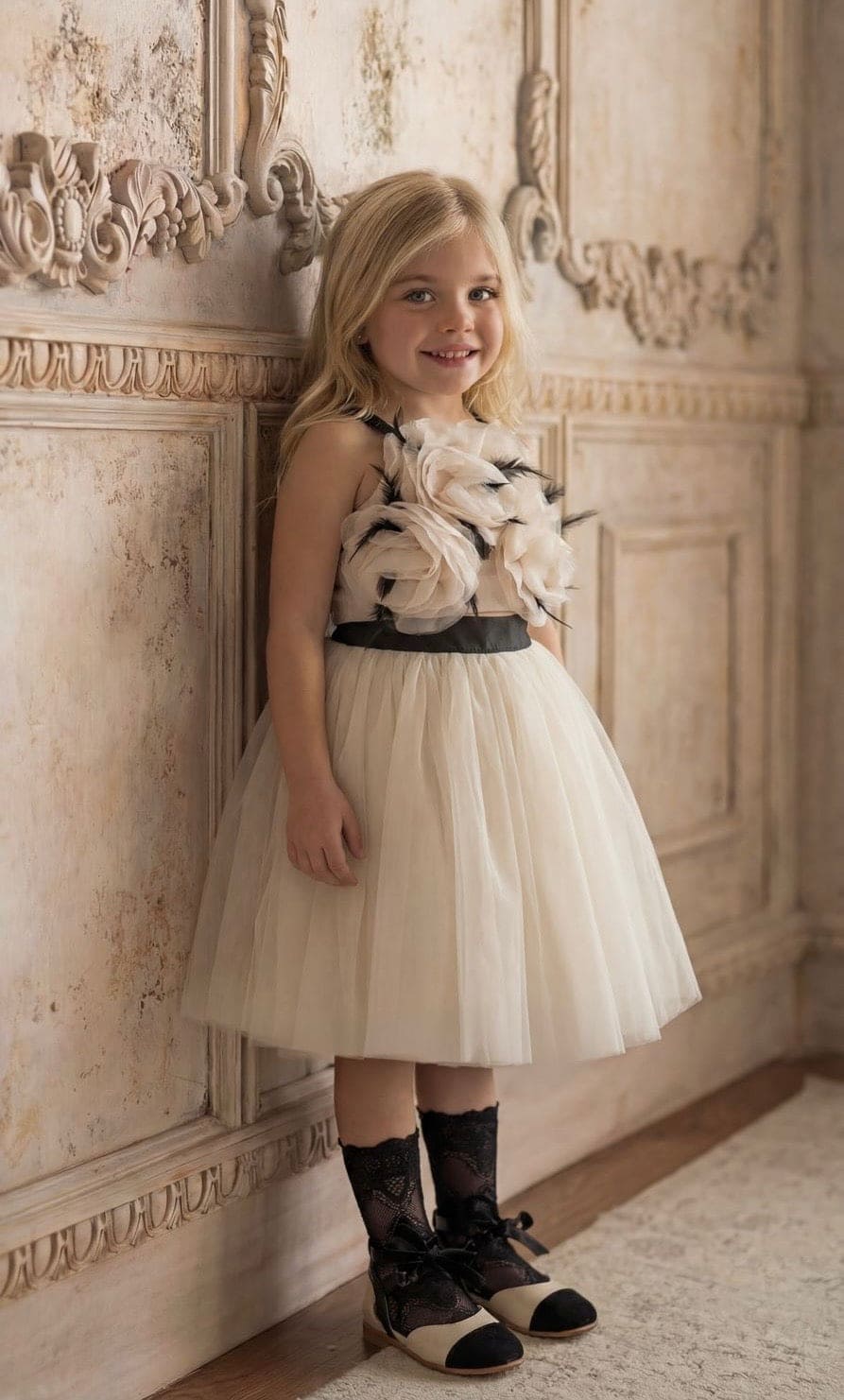 Girl | CocoCaramel Tulle Skirt | Beige