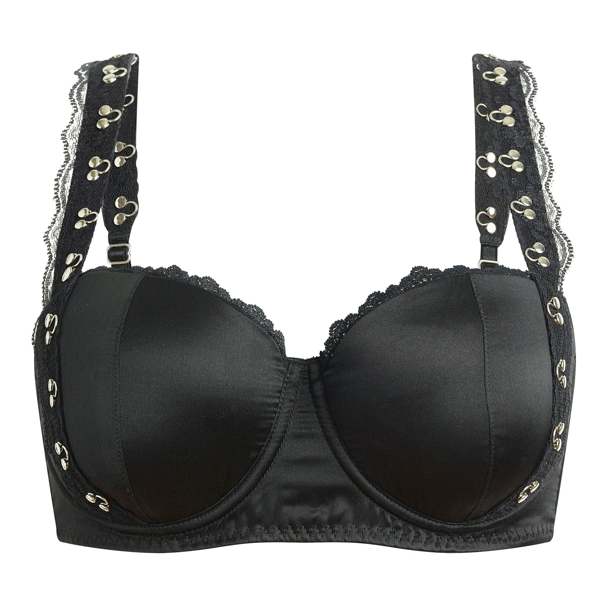 Hook & Eye Underwire Bra | Black