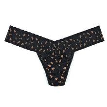 Cross-Dyed Low Rise Thong | Black x Praline (V2)