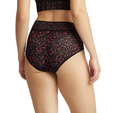 Cross-Dyed French Brief | Black x Tulip Pink