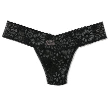 Daily Lace Low Rise Thong V2 | Black