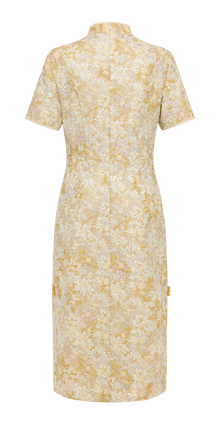 National Style Qipao Dress | Beige