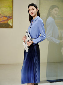 Silk Shirt | Blue