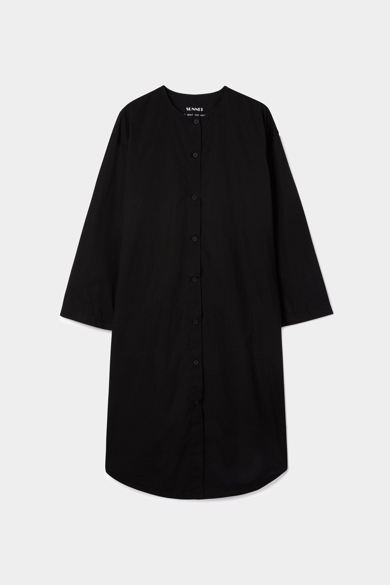 Dwyw Shirt Dress | Unisex | Black