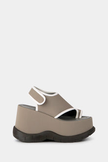 Platform Thongs | Women | Taupe