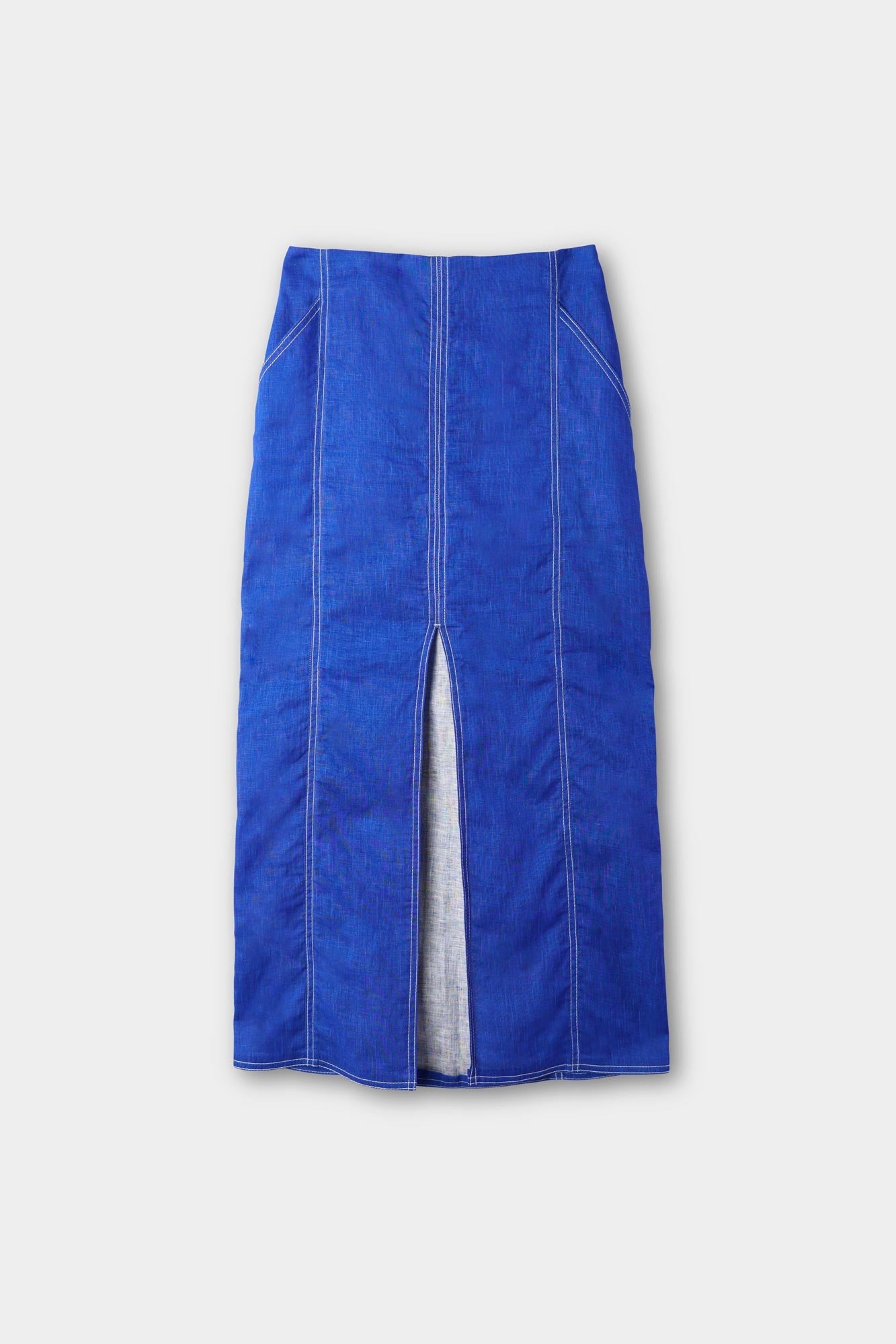 Long Split Skirt | Women | Electric Blue