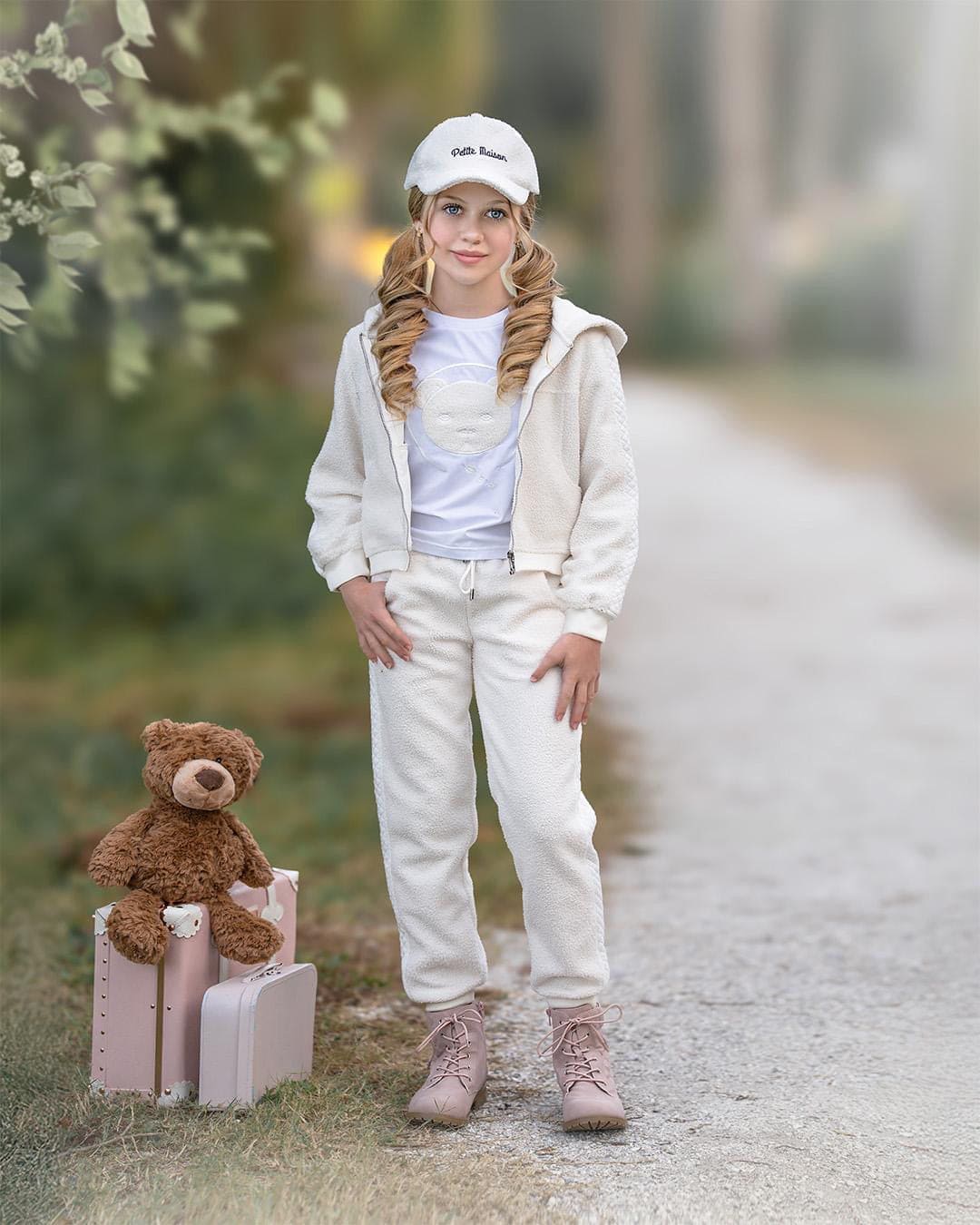 Unisex | Teddy Track Suit | White