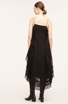 Doily Lace Dress | Black