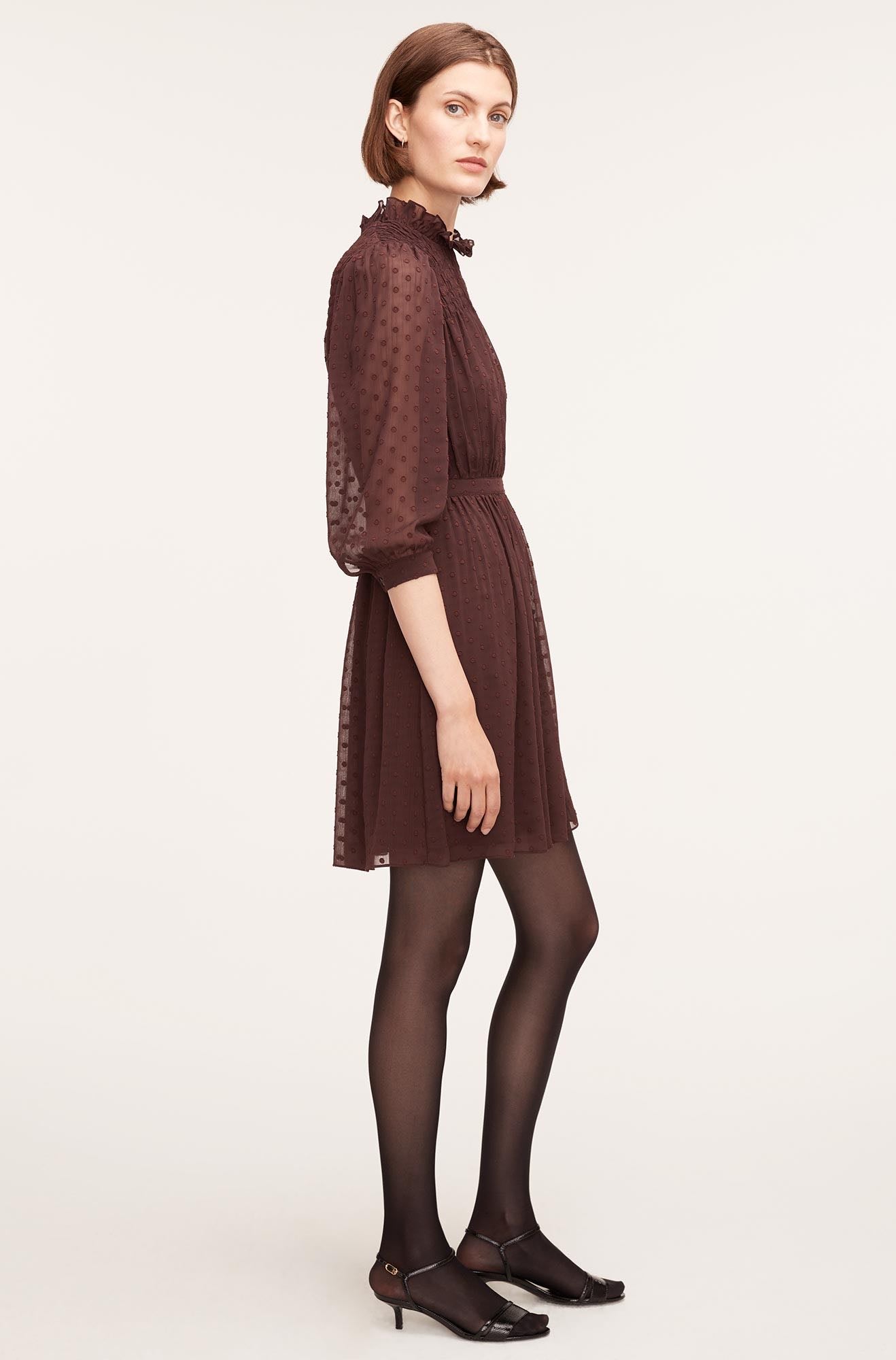 Clip-Dot Shirt Dress | Port