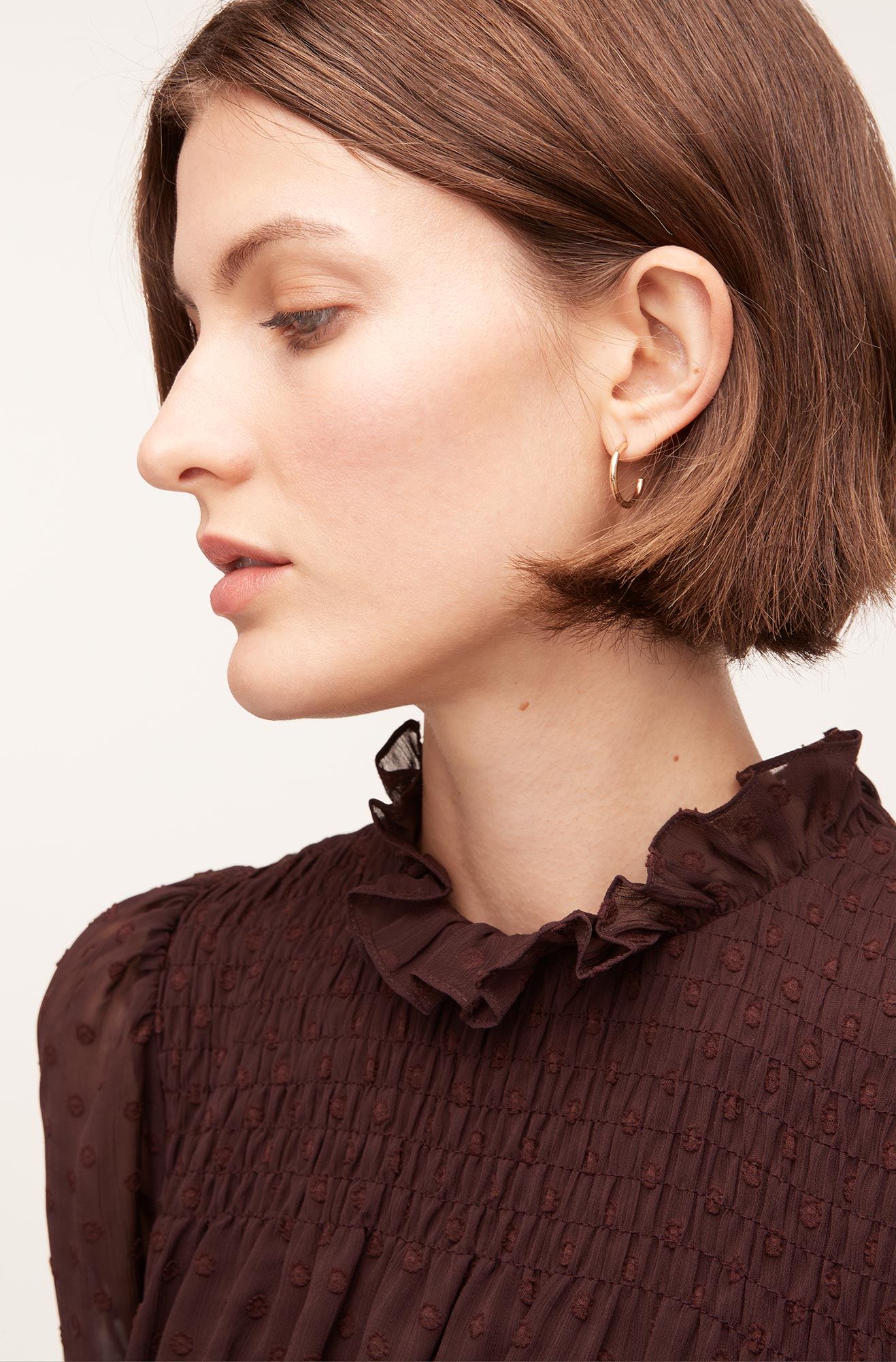 Clip-Dot Shirt Dress | Port