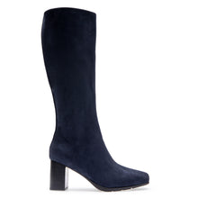 Micah | Navy Faux Suede